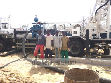 BZC350ZYII在非洲尼日利亚钻井施工现场